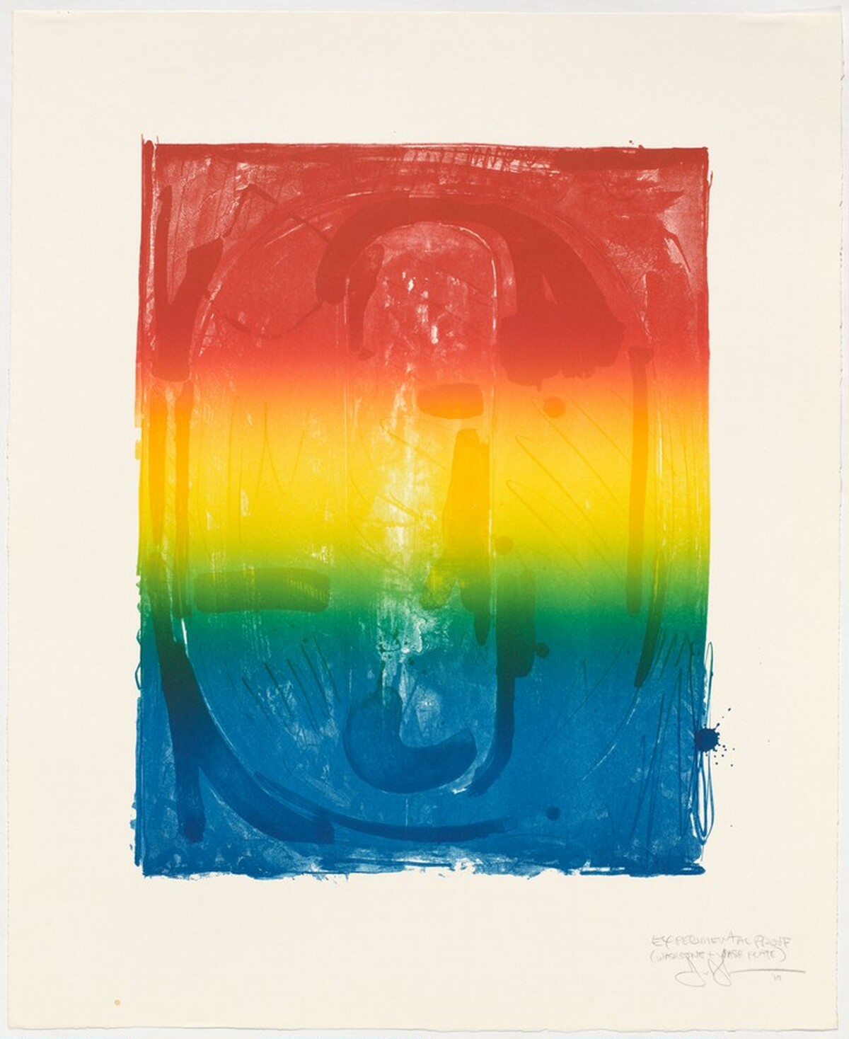 Figure 0 [experimental proof] by Jasper Johns