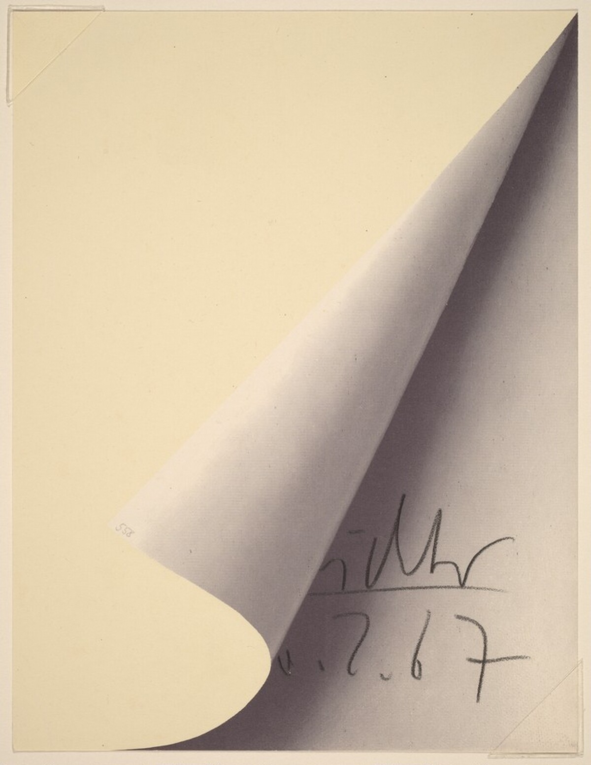 Sheet Corner by Gerhard Richter