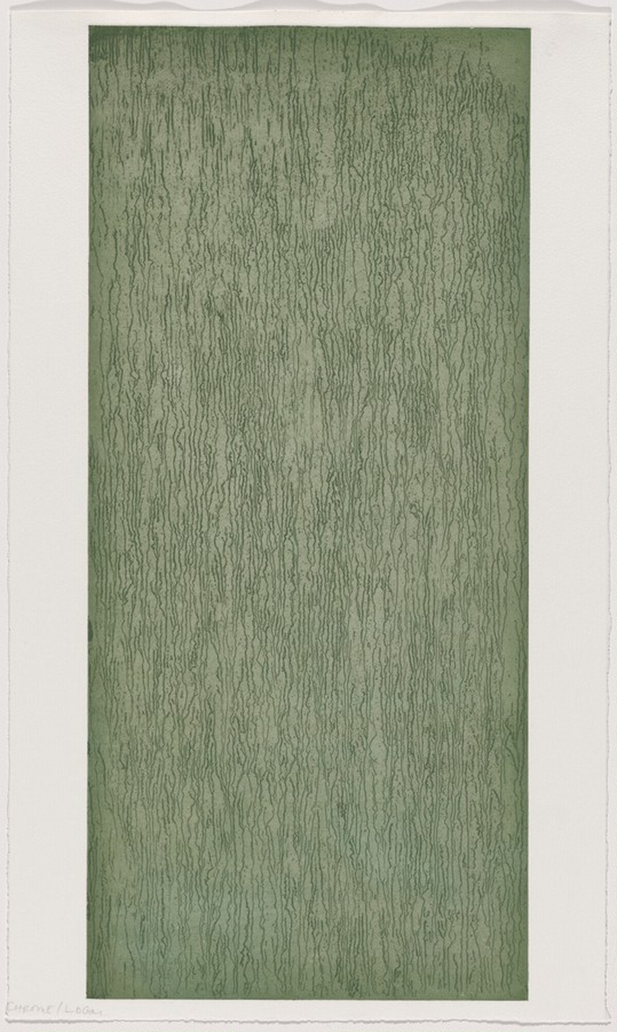 A Walk in the Woods [working proof 4 for Right Panel] by Pat Steir