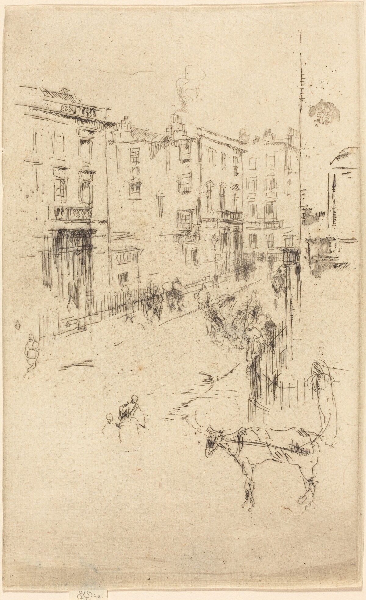 Alderney Street by James McNeill Whistler