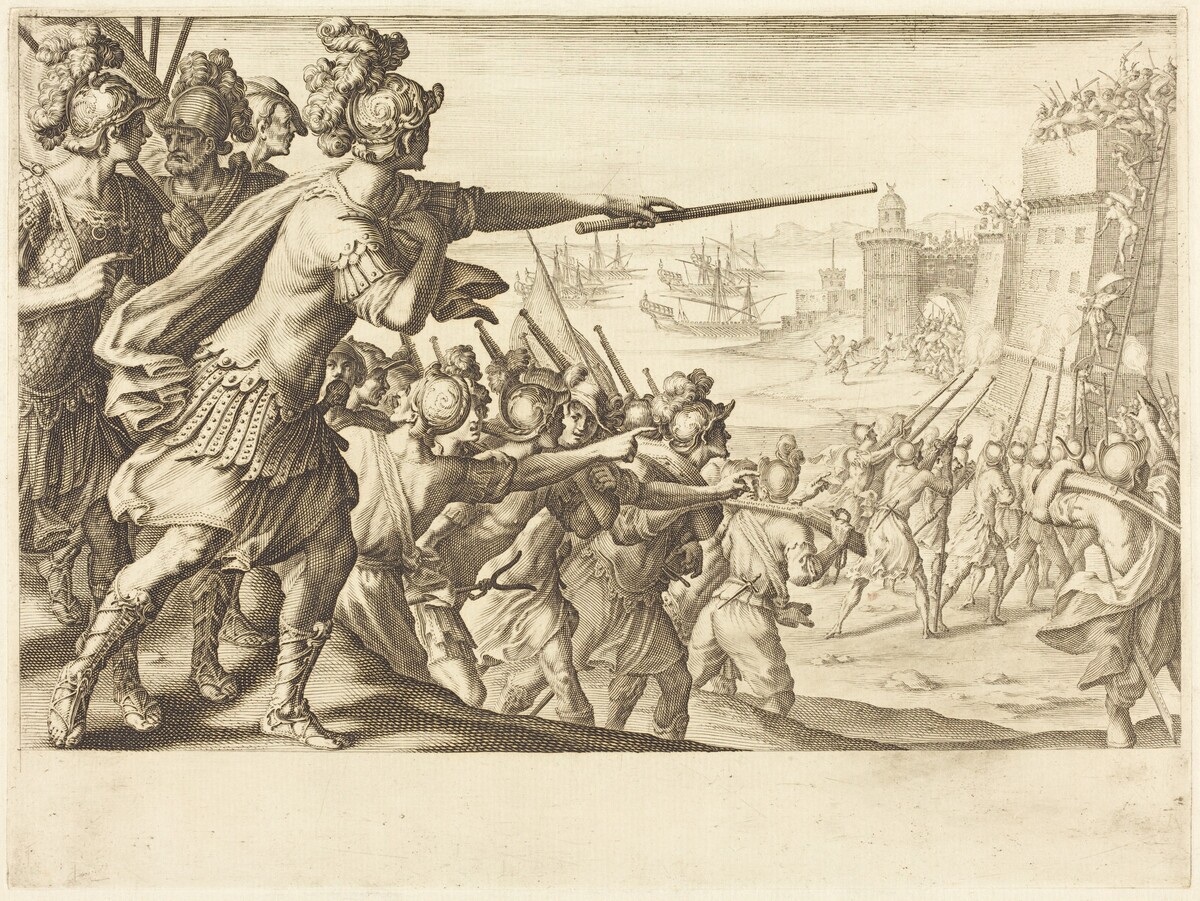 Taking of Bone by Jacques Callot