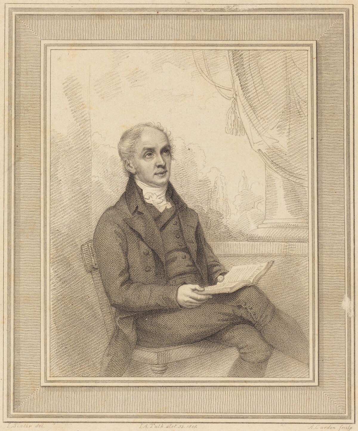 John Augustus Tulk by Anthony Cardon after Joseph Slater