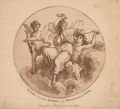 Psyche Carried by Zephyr to the Palace Built by Cupid