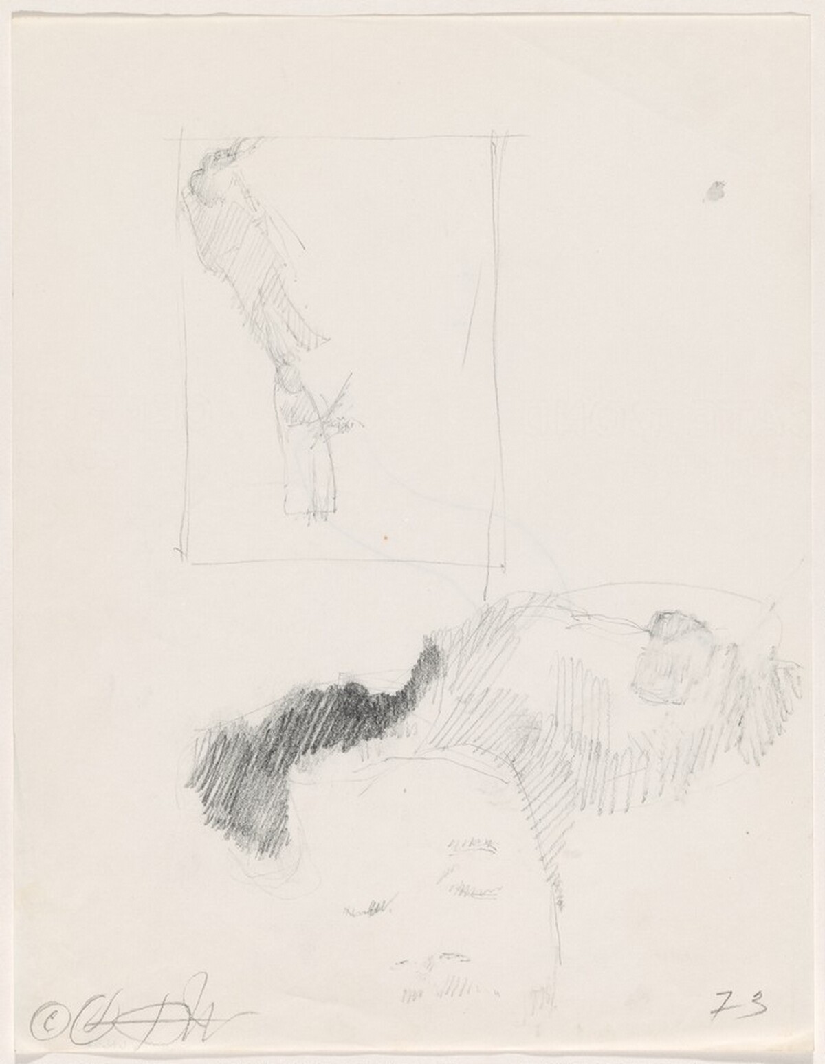 Study for Portrait of Julius Hemphill II by Oliver Lee Jackson