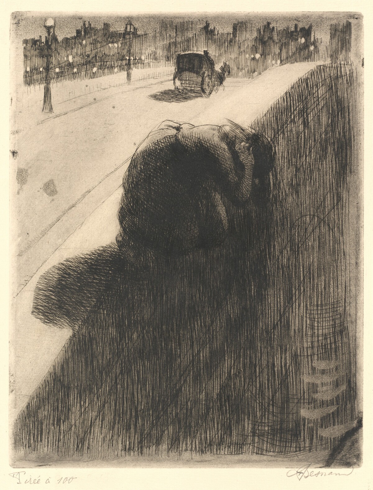 The Suicide (Le Suicide) by Albert Besnard