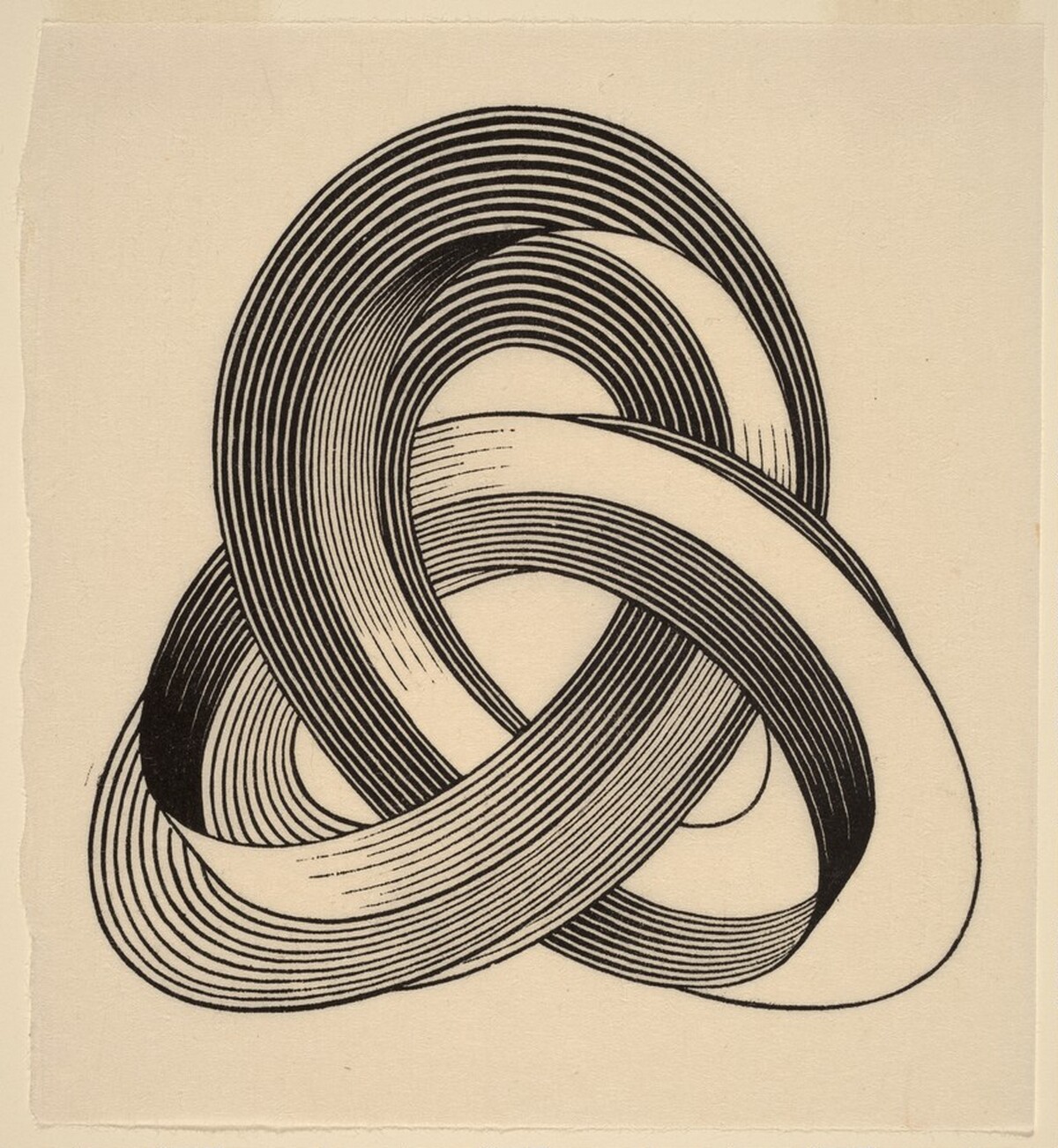 Knots by M.C. Escher