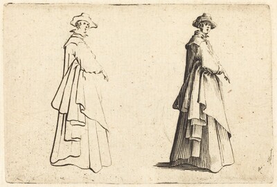 Lady in a Large Coat