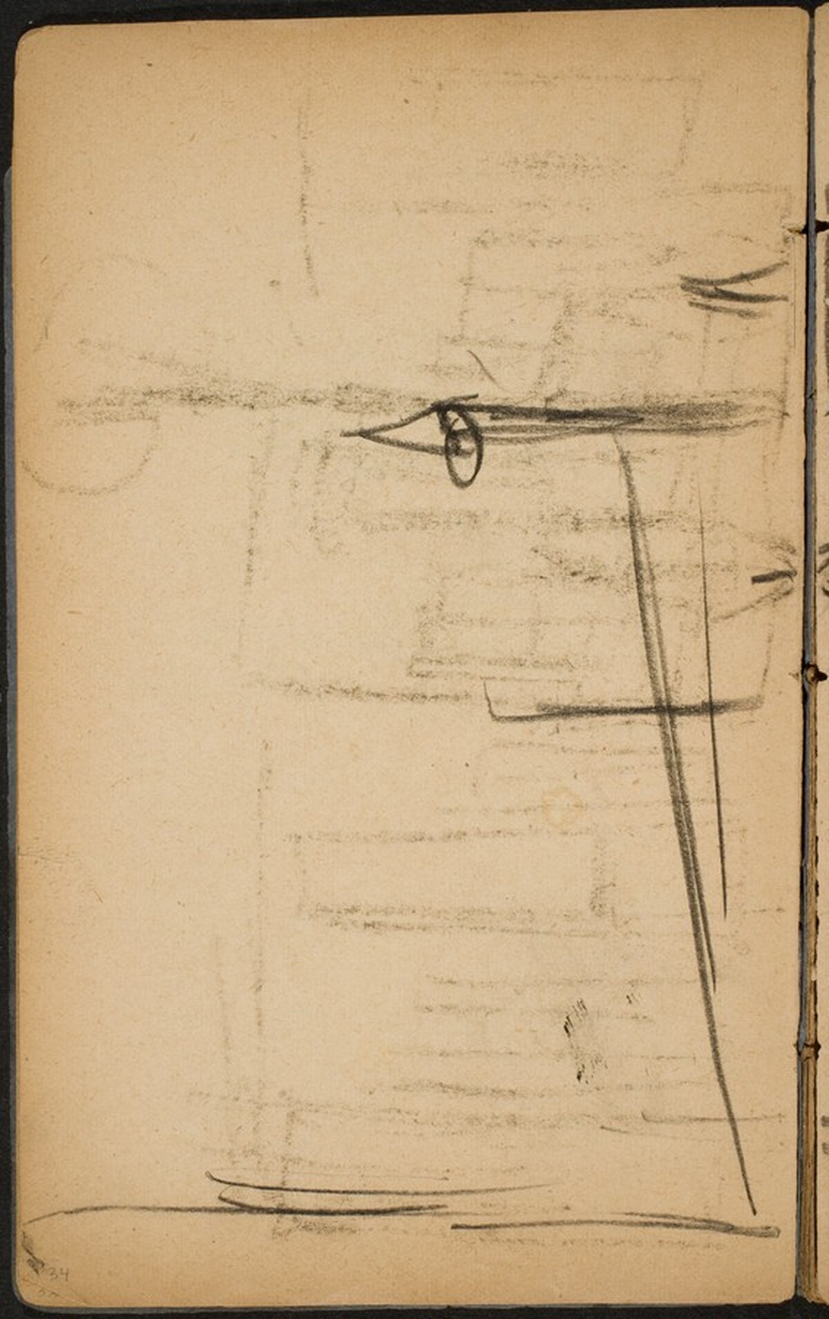 Spitze einer Straßenlaterne, zu .013 gehörend (Top of a Lamppost, belonging to .013)  [p. 34] by Max Beckmann