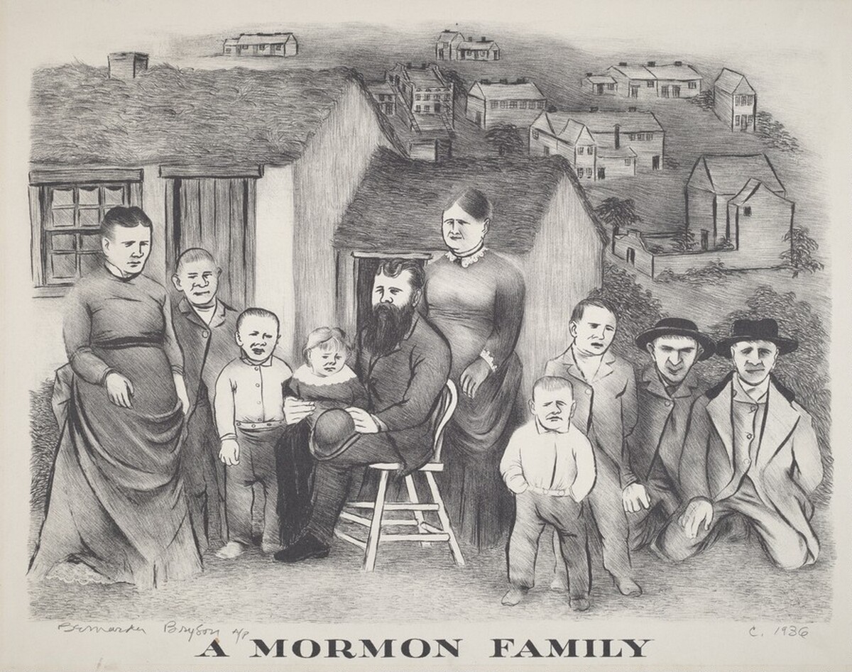 A Mormon Family by Bernarda Bryson