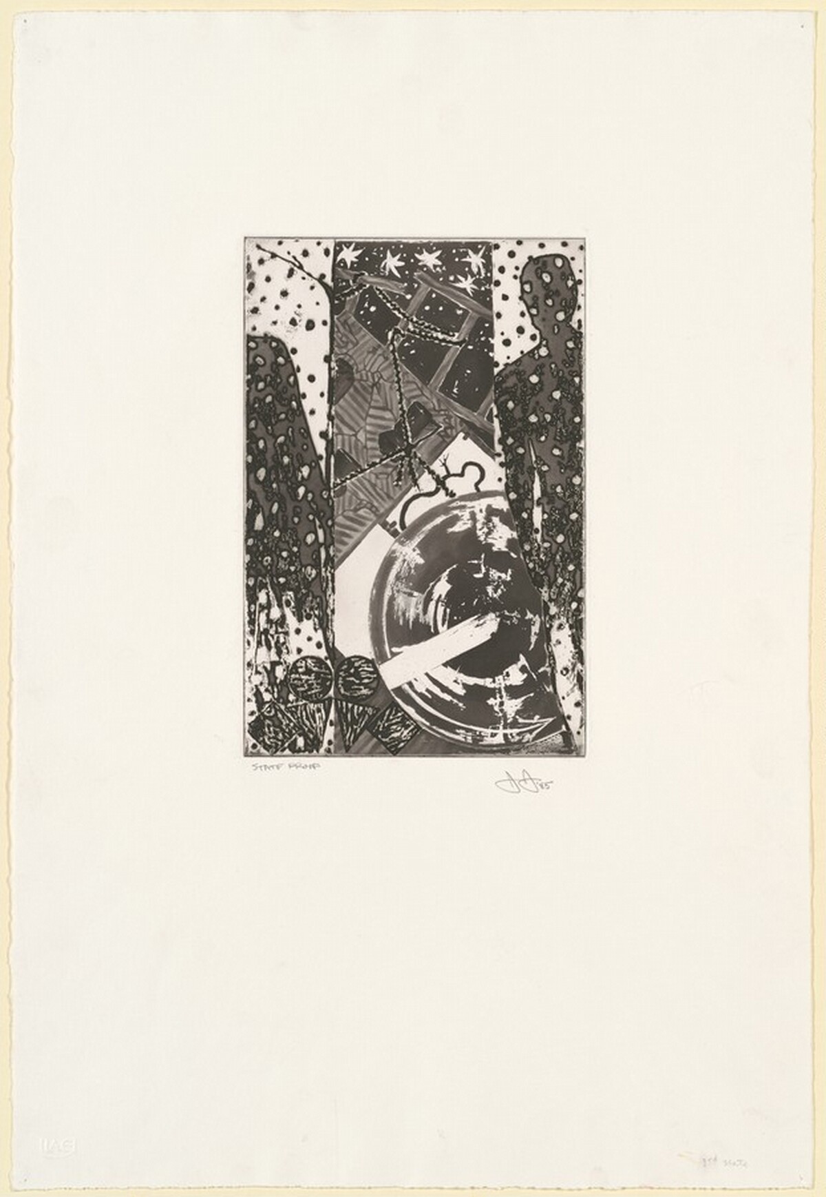 Winter [state proof of 3rd state] by Jasper Johns