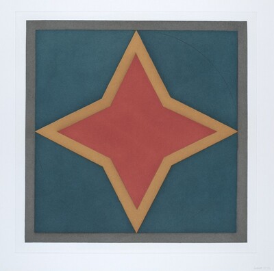 Stars-Red Center: 4 Point