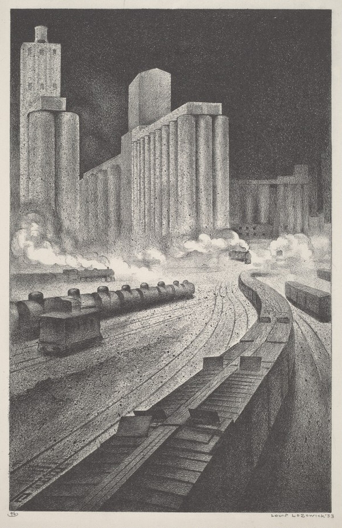 Granaries to Babylon by Louis Lozowick