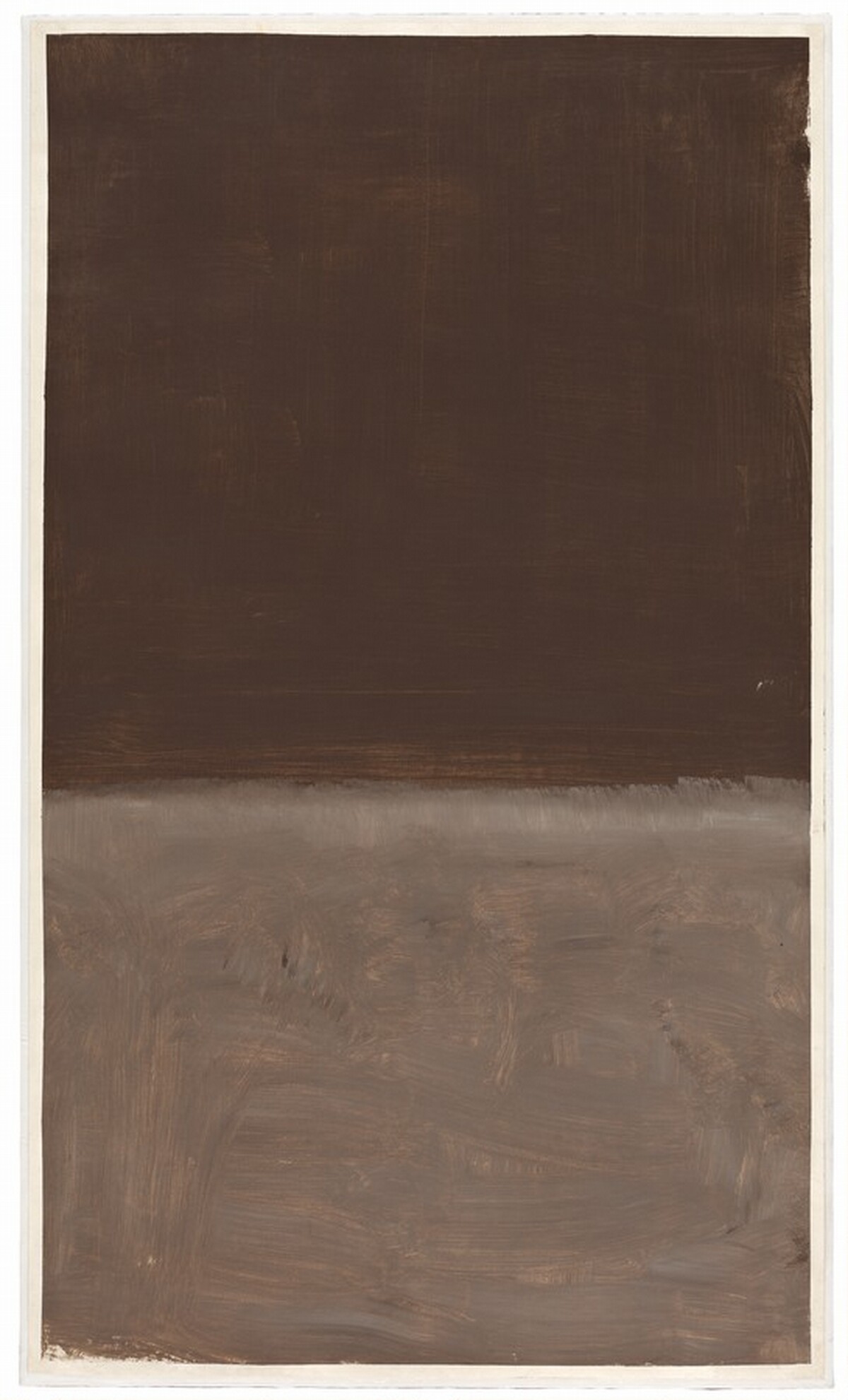 Untitled (brown and gray) by Mark Rothko