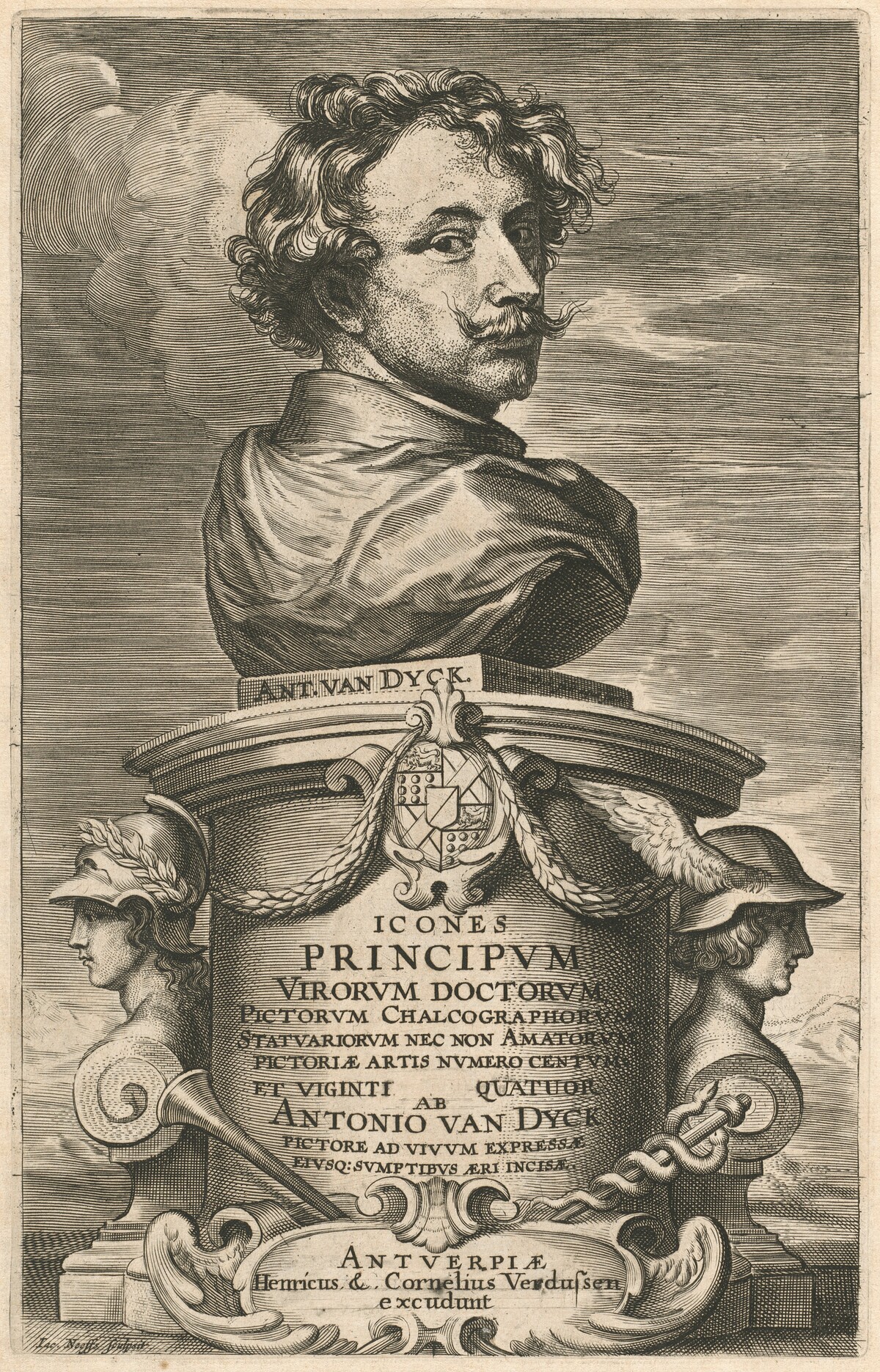 Self-Portrait by Sir Anthony van Dyck and Jacobus Neeffs