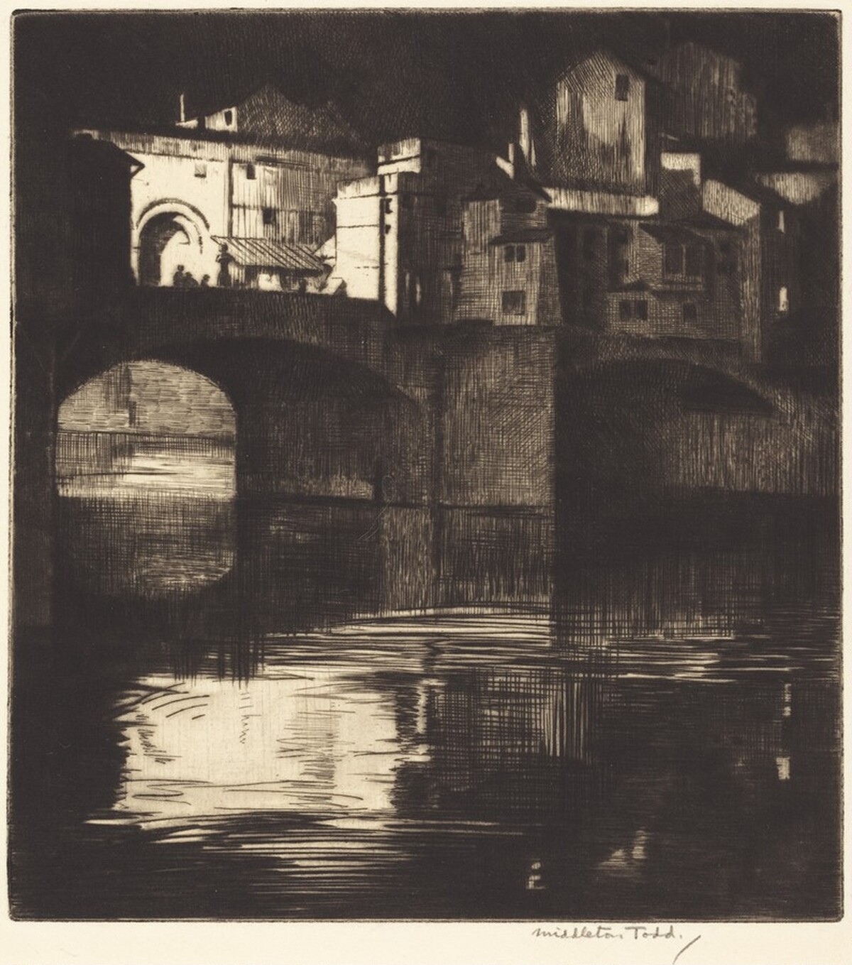 Ponte Vecchio by Arthur Ralph Middleton Todd