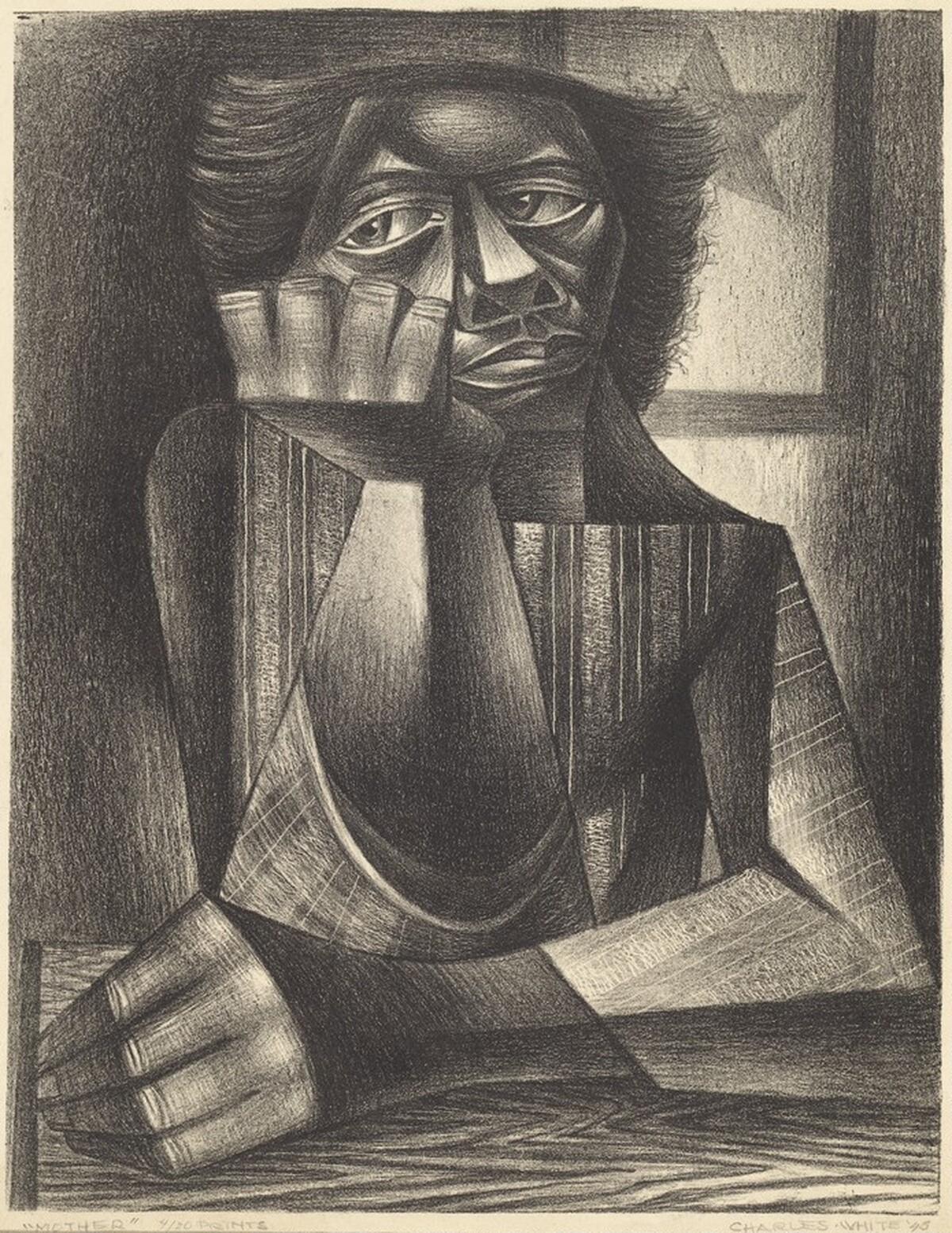 Awaiting His Return by Charles White