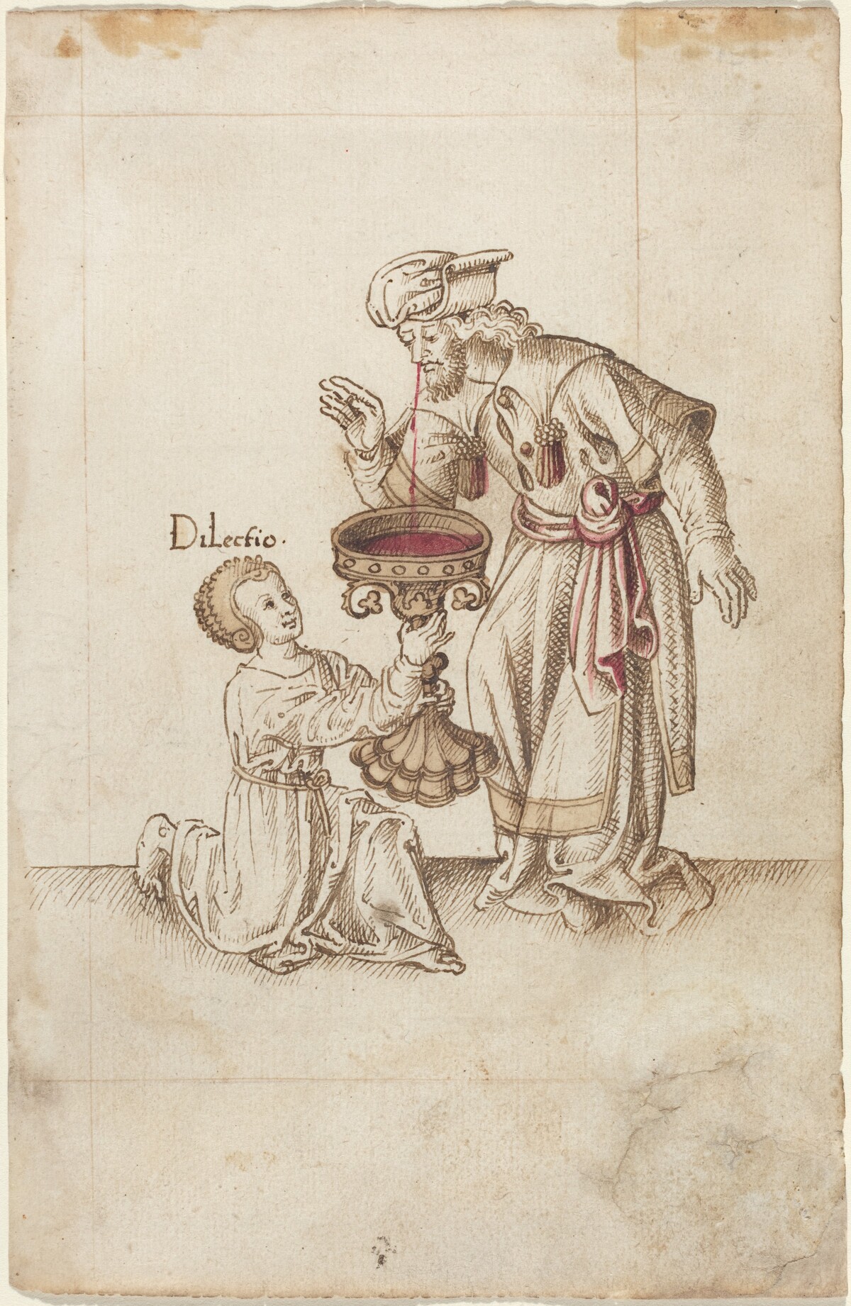 "Do Not Make Water on Clippings from Nails or Hair" [fol. 30 recto] by French early 16th Century