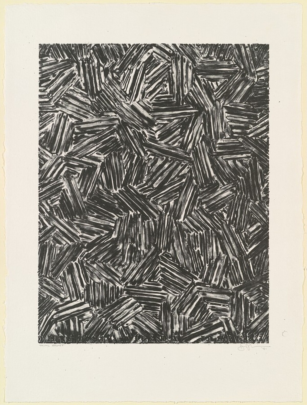 Cicada [trial proof] by Jasper Johns