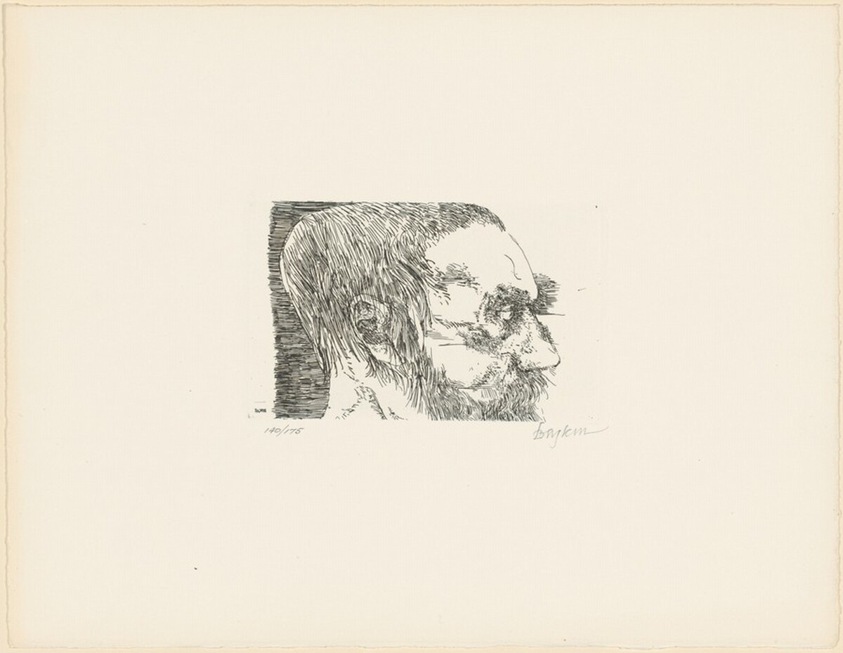 Constantin Meunier by Leonard Baskin