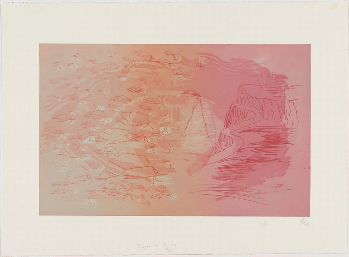 Thoughts in the Sun by Per Kirkeby