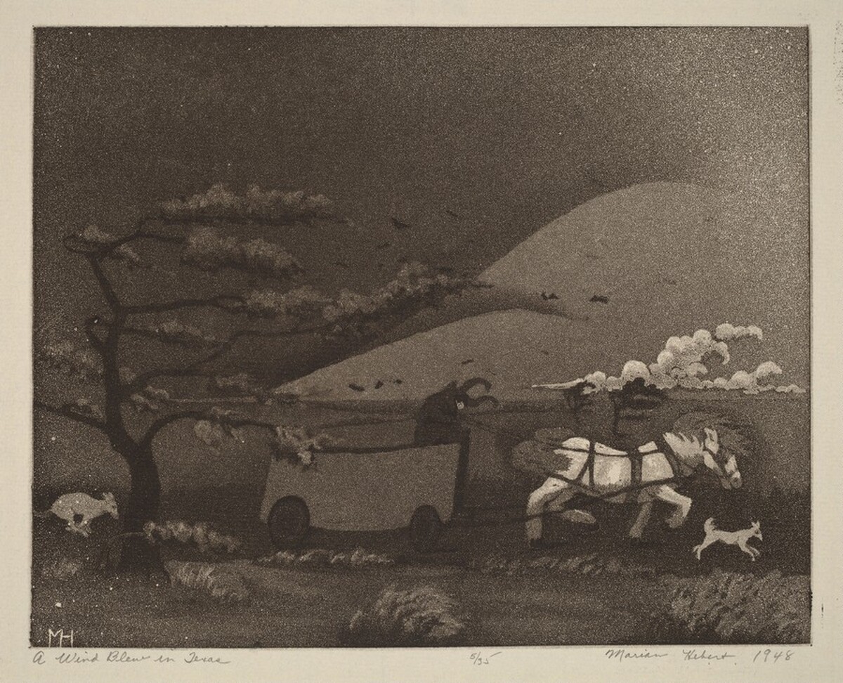 A Wind Blew in Texas by Marian Frances Hebert
