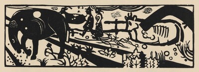 Bauerngang (Peasants Strolling) from Deutsche Graphiker der Gegenwart (German Printmakers of Our Time)
