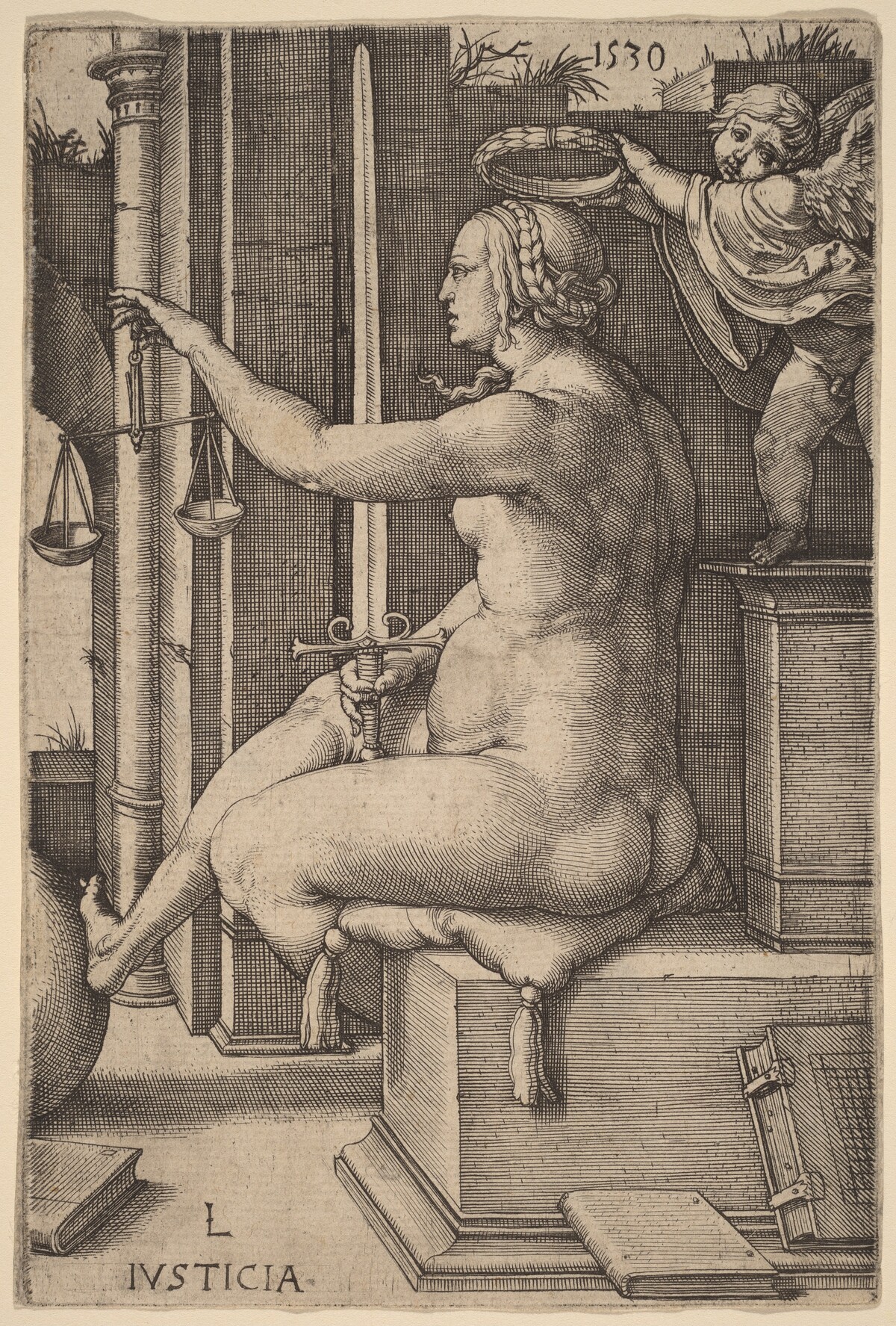 Justicia (Justice) by Lucas van Leyden