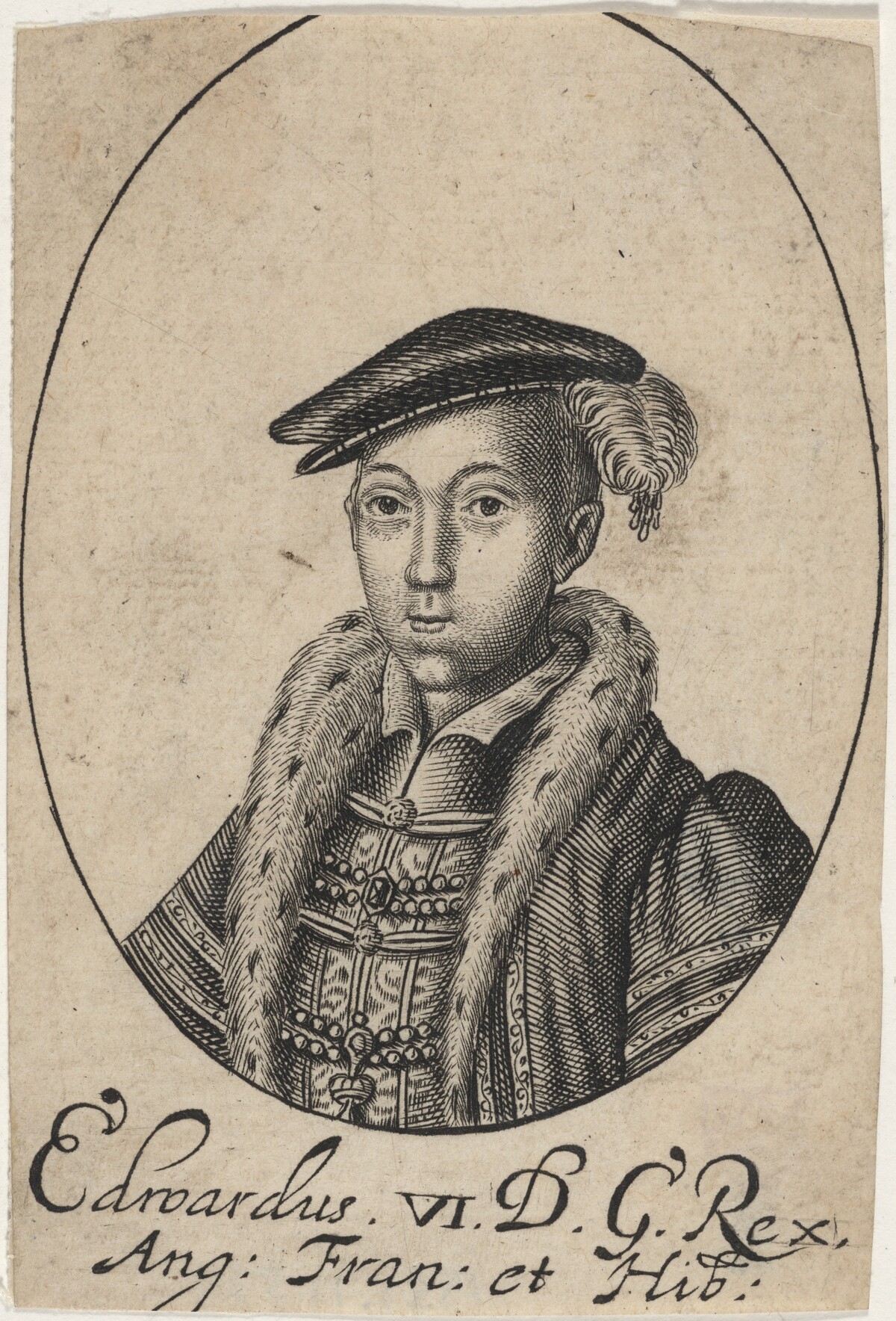 Edward VI by George Glover or William Faithorne