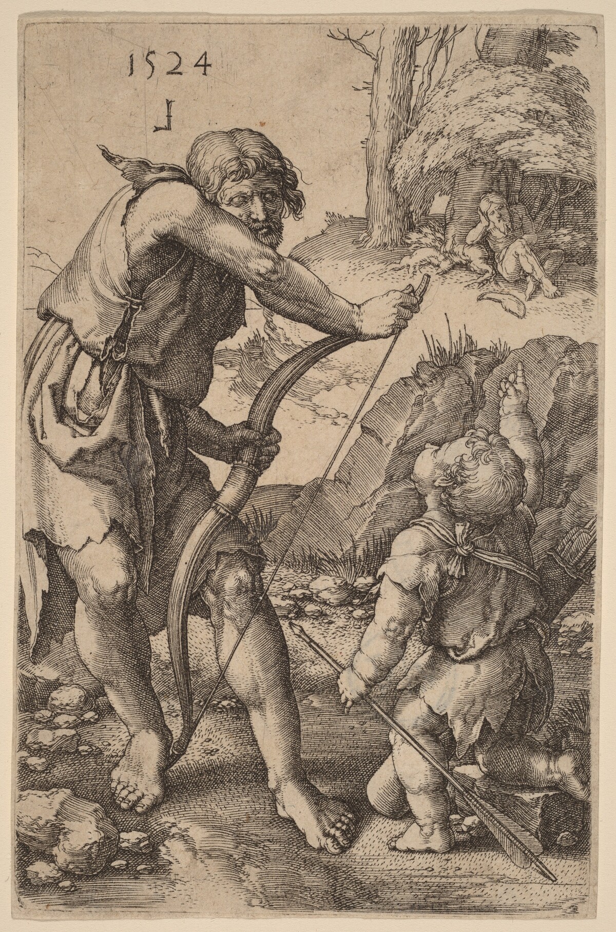 Lamech and Cain by Lucas van Leyden