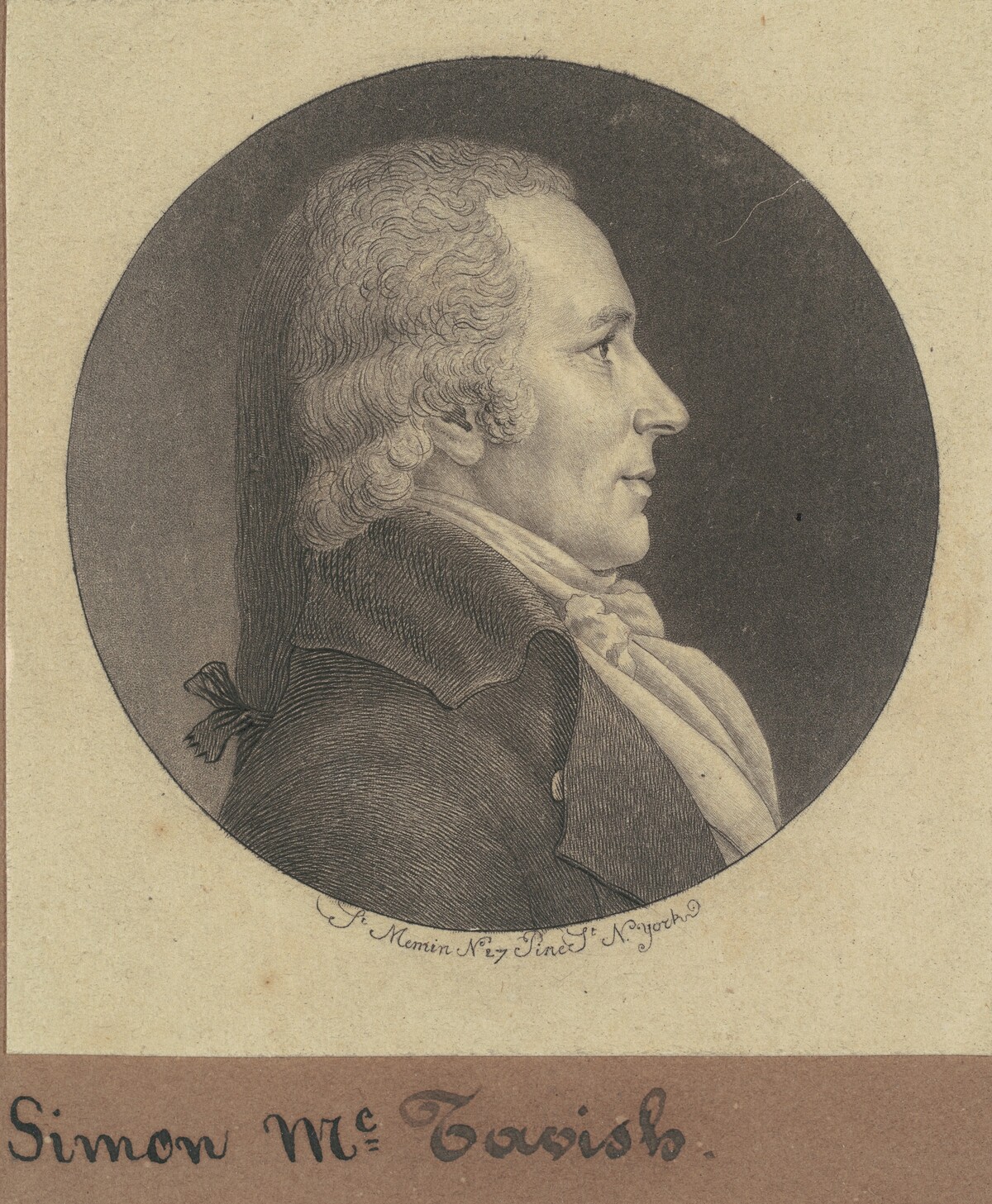 Simon McTavish by Charles B. J. Févret de Saint-Mémin