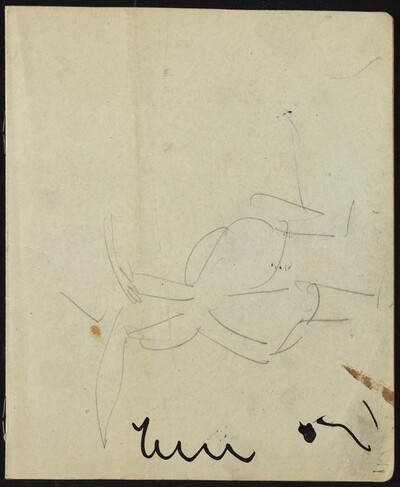 Dancers and Performers  (Page from a Sketchbook)