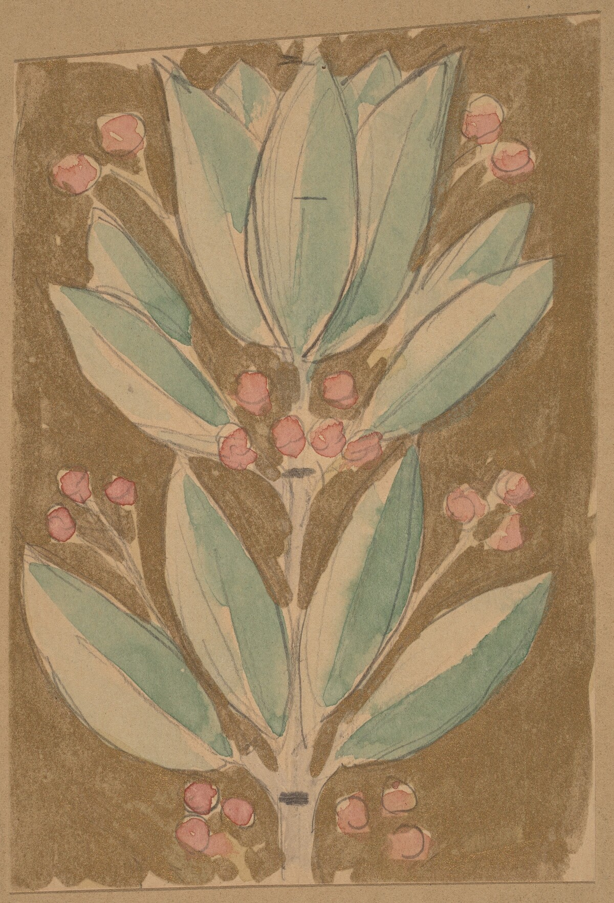 Study for a Border Design by Charles Sprague Pearce