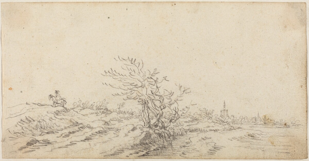 Horseman among the Dunes by Jan van Goyen