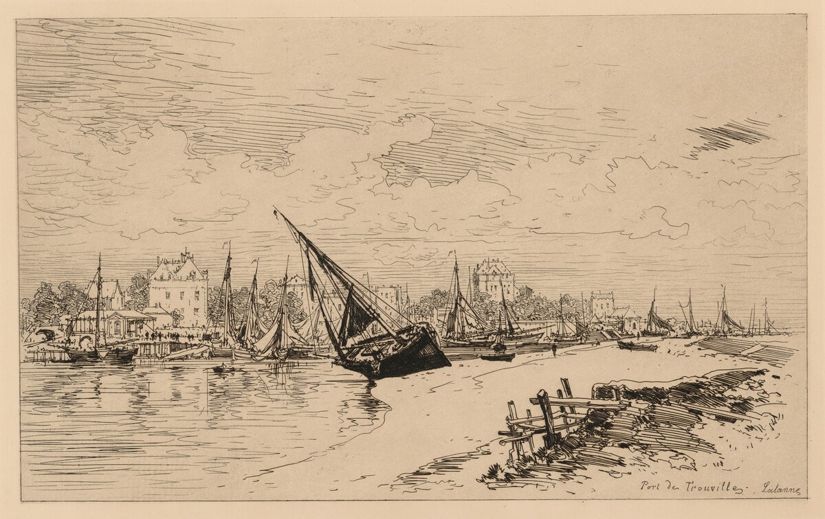 Port de Trouville by Maxime Lalanne