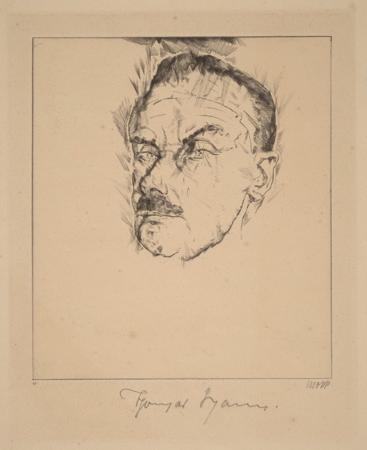 Thomas Mann by Max Oppenheimer