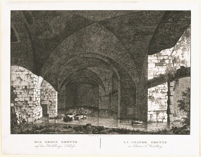 Die Grosse Grotte auf dem Heidelberger Schlosse (The Large Grotto at Heidelberg Castle)