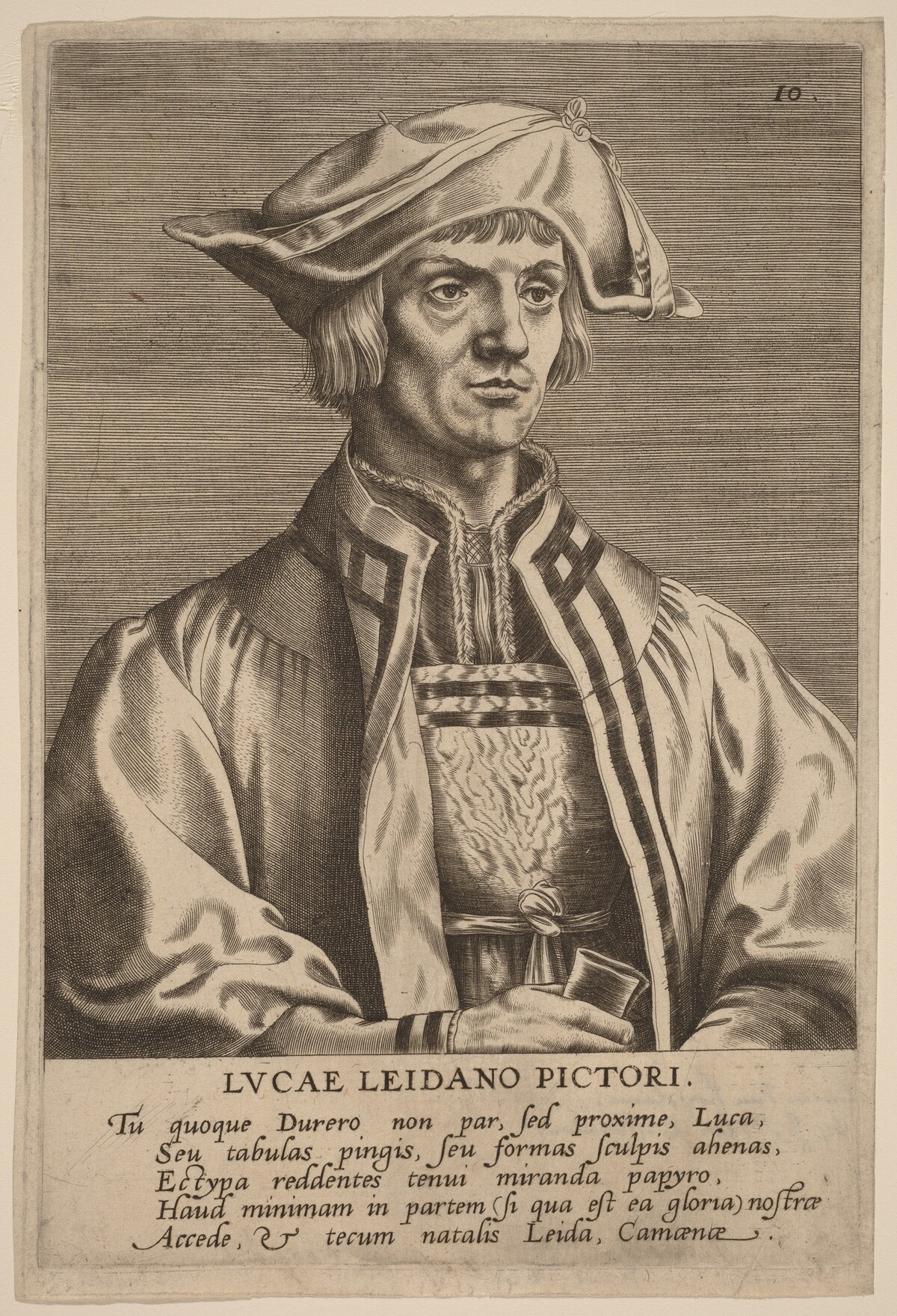 Lucas van Leyden by Attributed to Johan Wierix