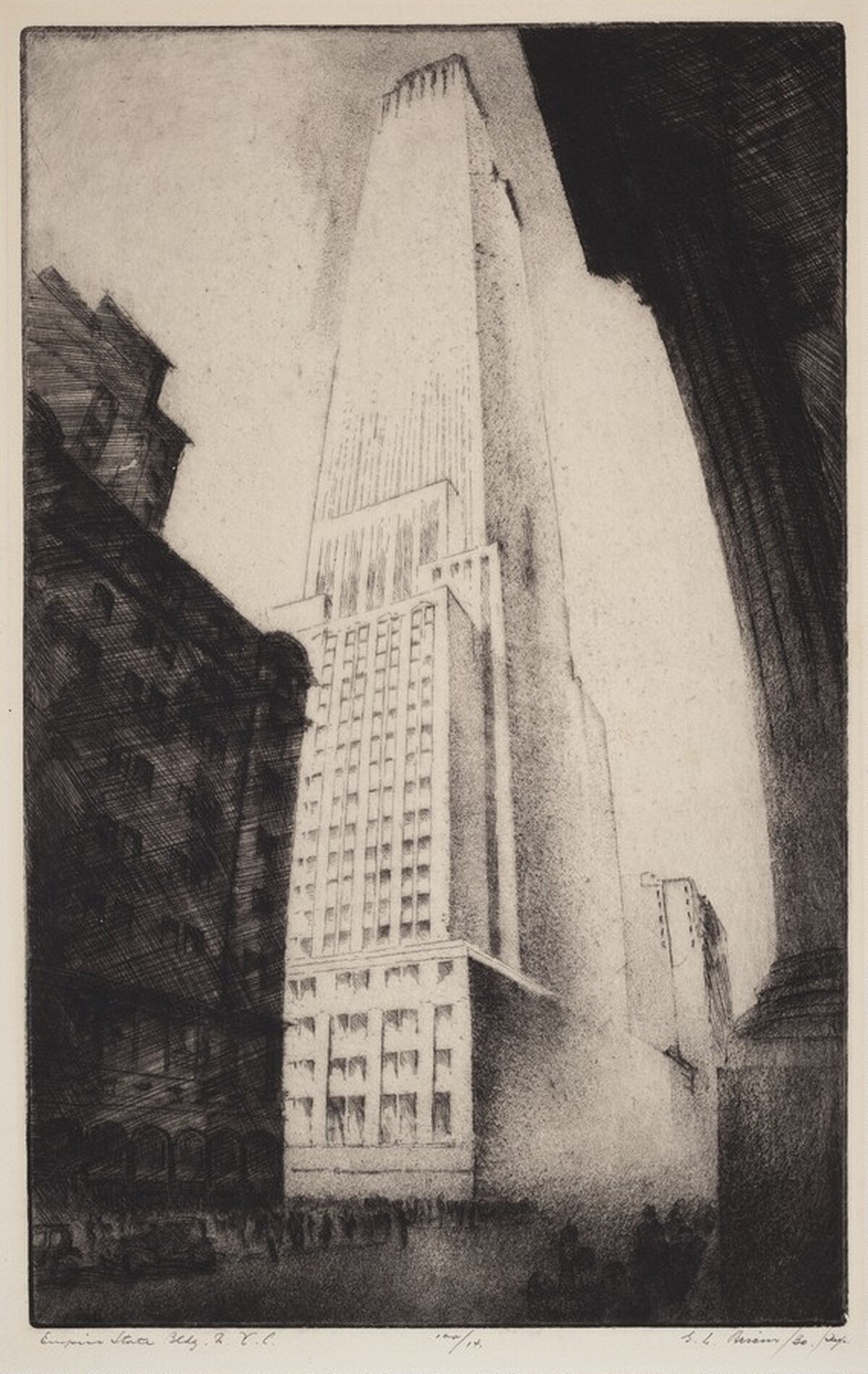 Empire State Building, N.Y.C. by Gottlob L. Briem