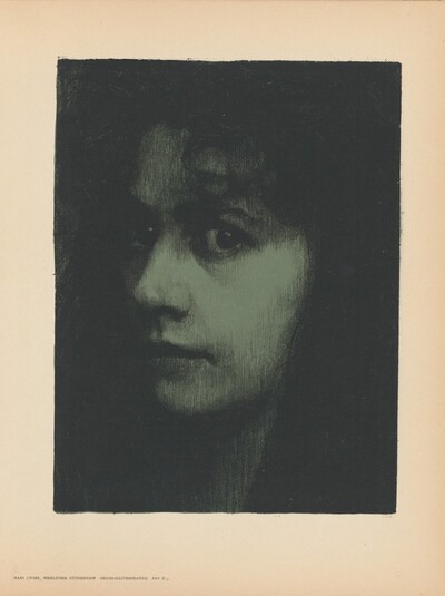 Weiblicher Studienkopf