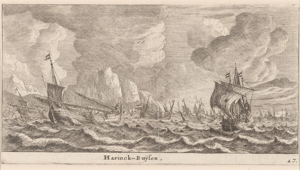 Herring-Busses by Reinier Nooms, called Zeeman