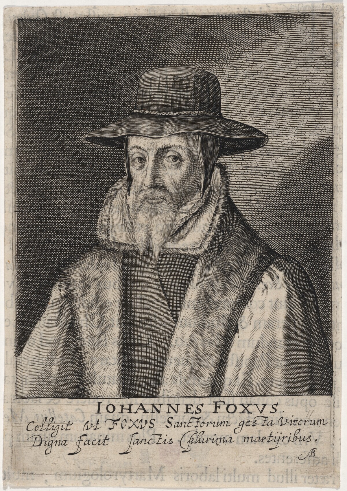John Foxe, Martyrologist by Willem de Passe and Magdalena de Passe