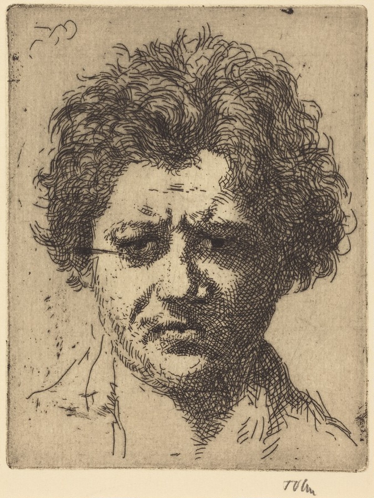 Jacob Epstein, No. 2 by Augustus John