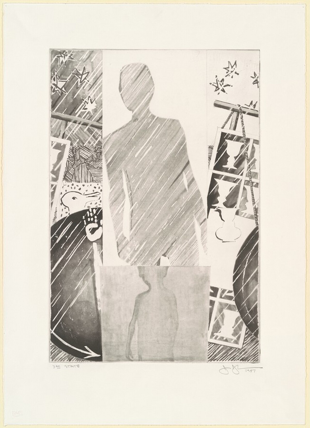 The Seasons (Spring) [state proof of 3rd state] by Jasper Johns