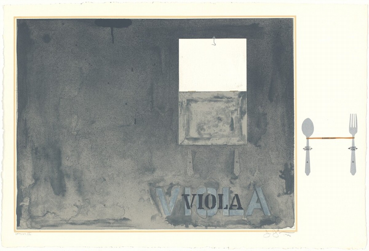 Viola by Jasper Johns