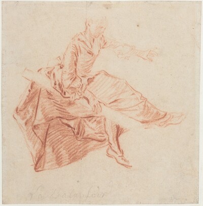 Lady Seated on a See-Saw