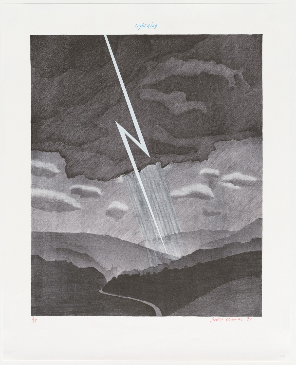 Lightning by David Hockney