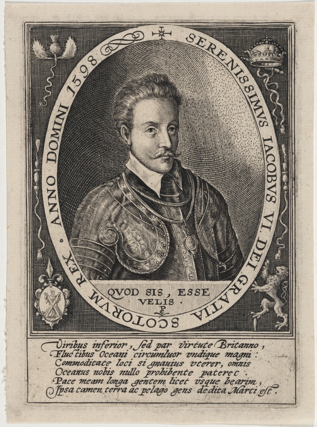 James I, as King of Scotland by Crispijn de Passe I