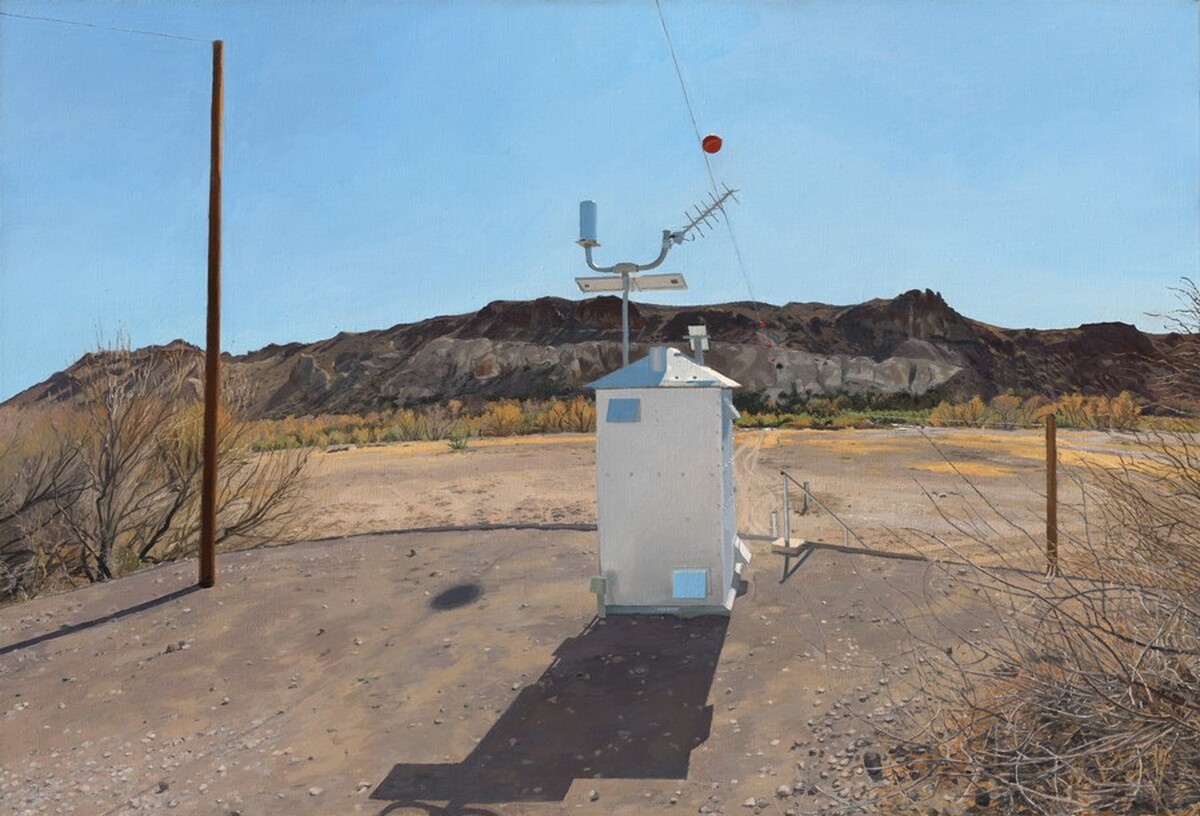 Water-Flow Monitoring Installations on the Rio Grande Near Presidio, TX by Rackstraw Downes