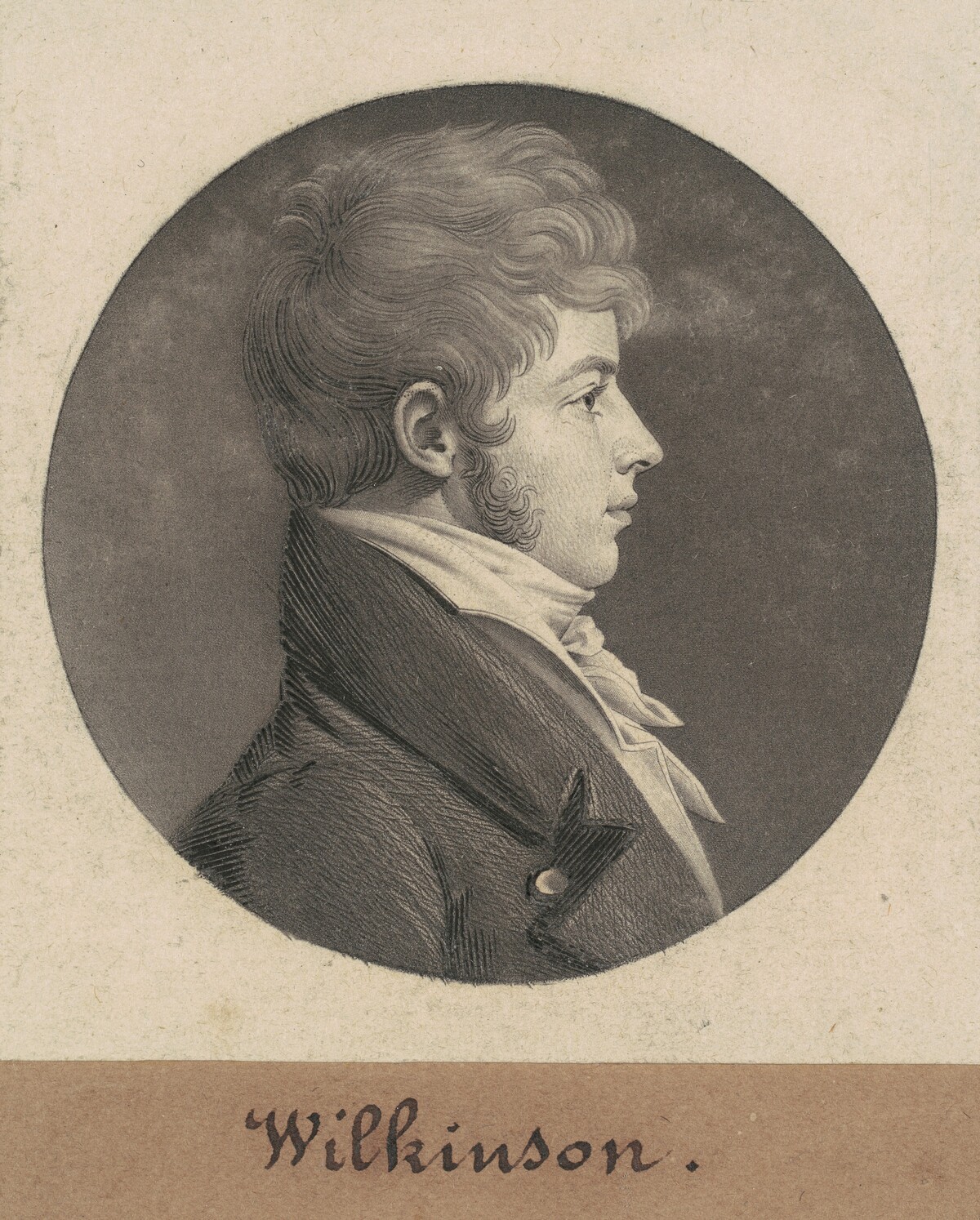 Joseph Biddle Wilkinson by Charles B. J. Févret de Saint-Mémin