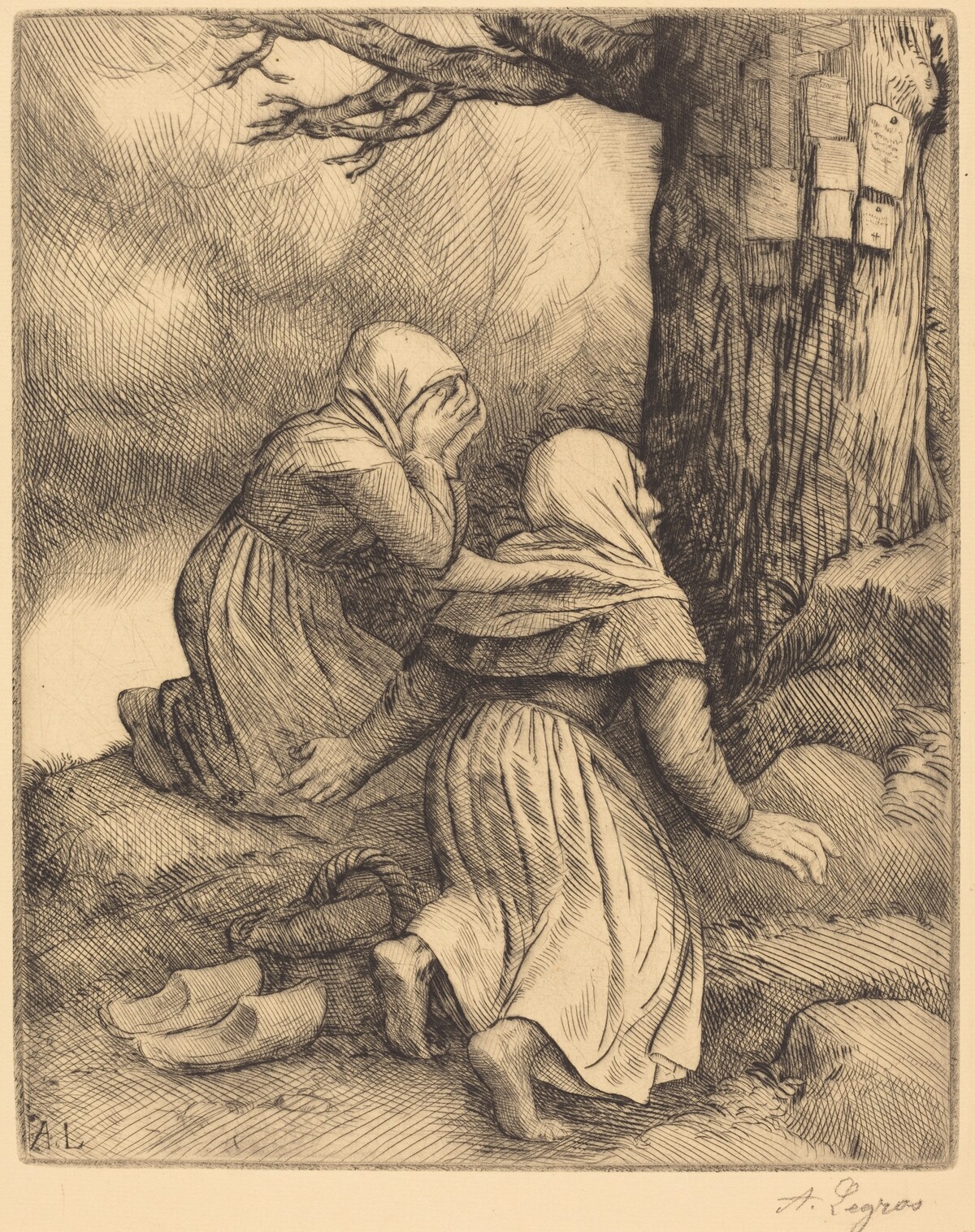 The Tree of Salvation (L'arbre de salut) by Alphonse Legros